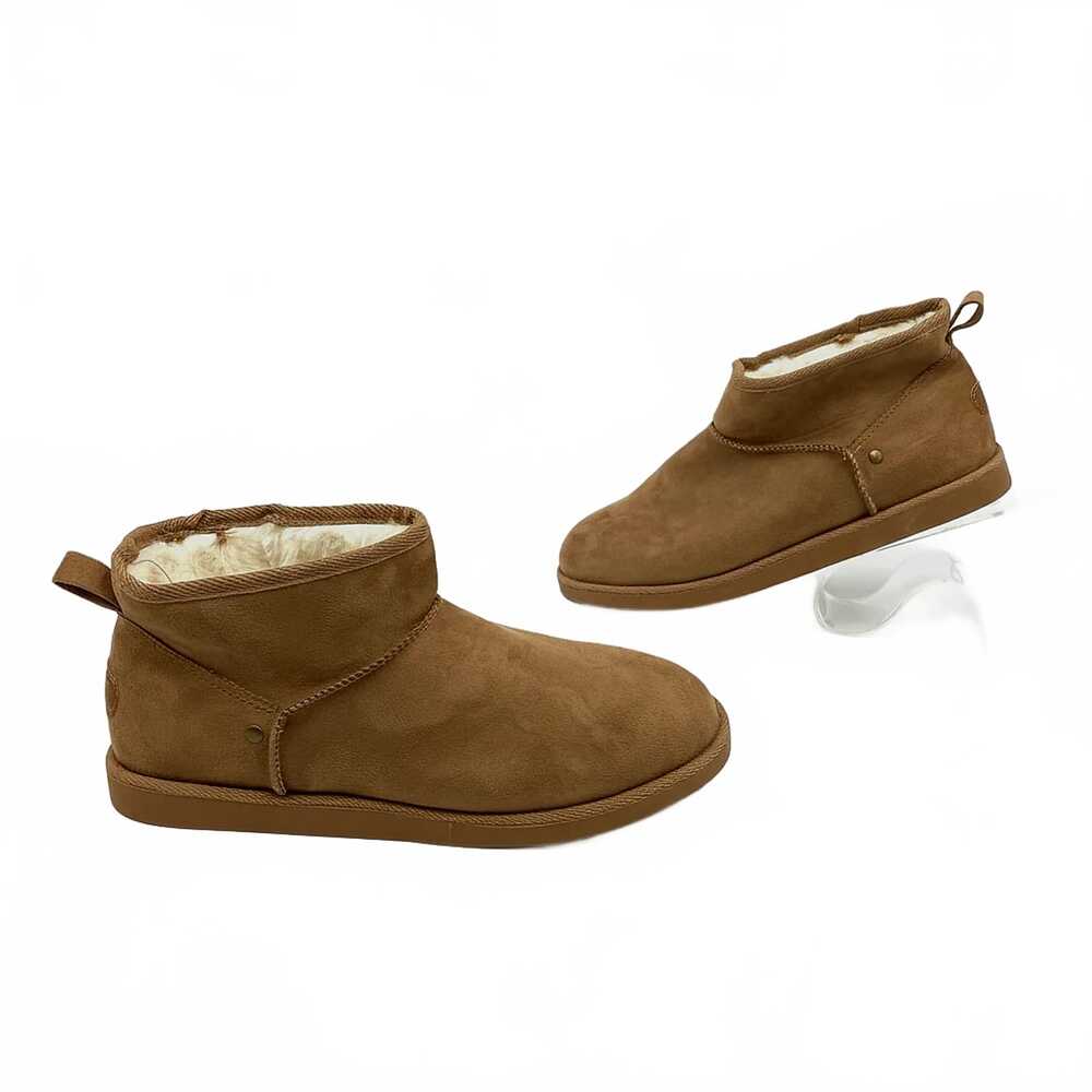 Sugar Tan Faux Suede Ankle Boots | Women’s Size 10